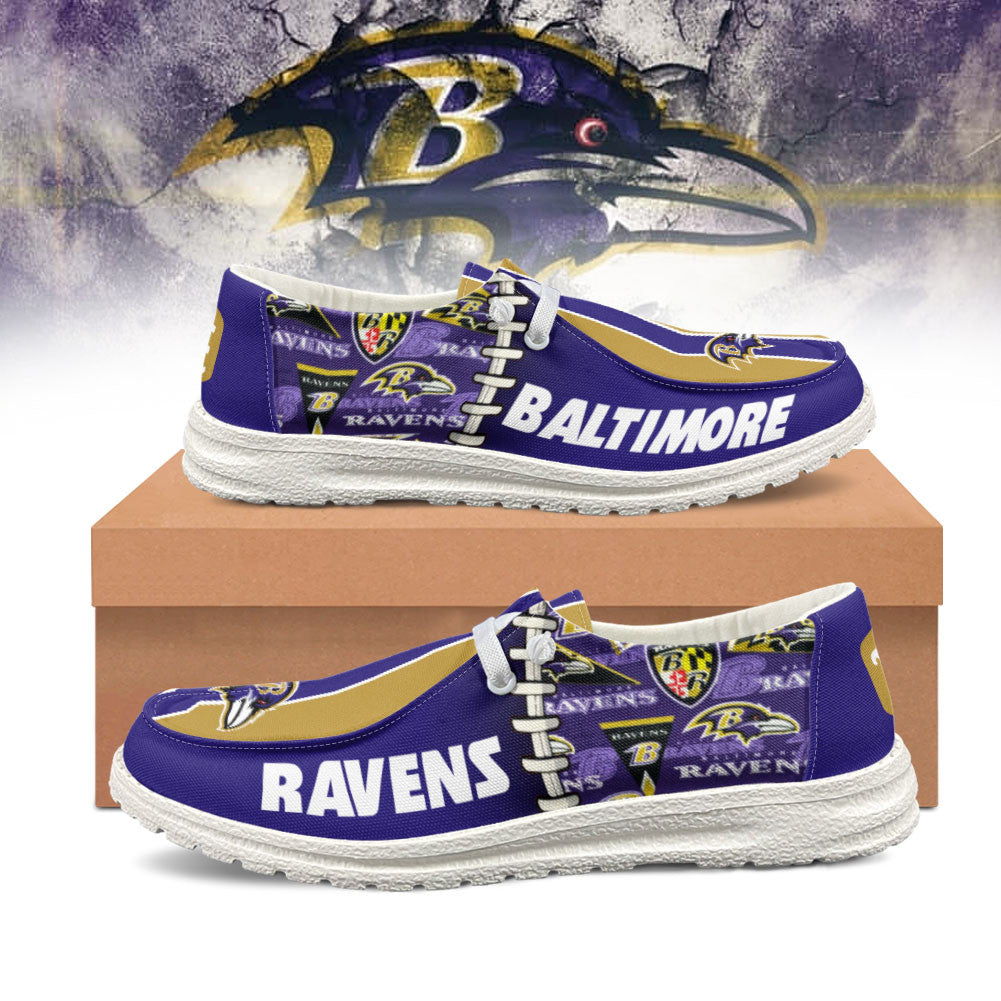 Baltimore Ravens Lace Up Loafers 2026