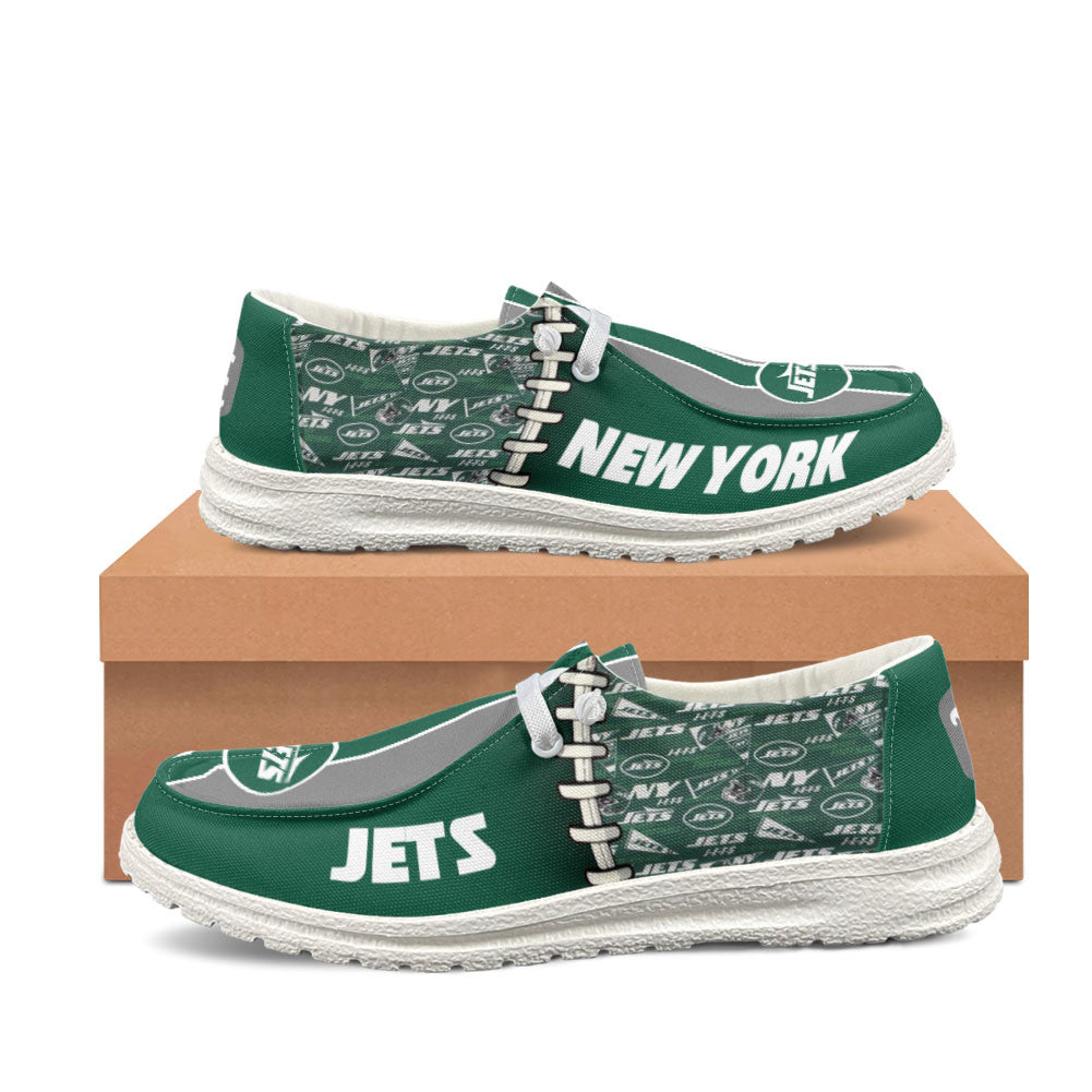 New York Jets Lace Up Loafers 2026