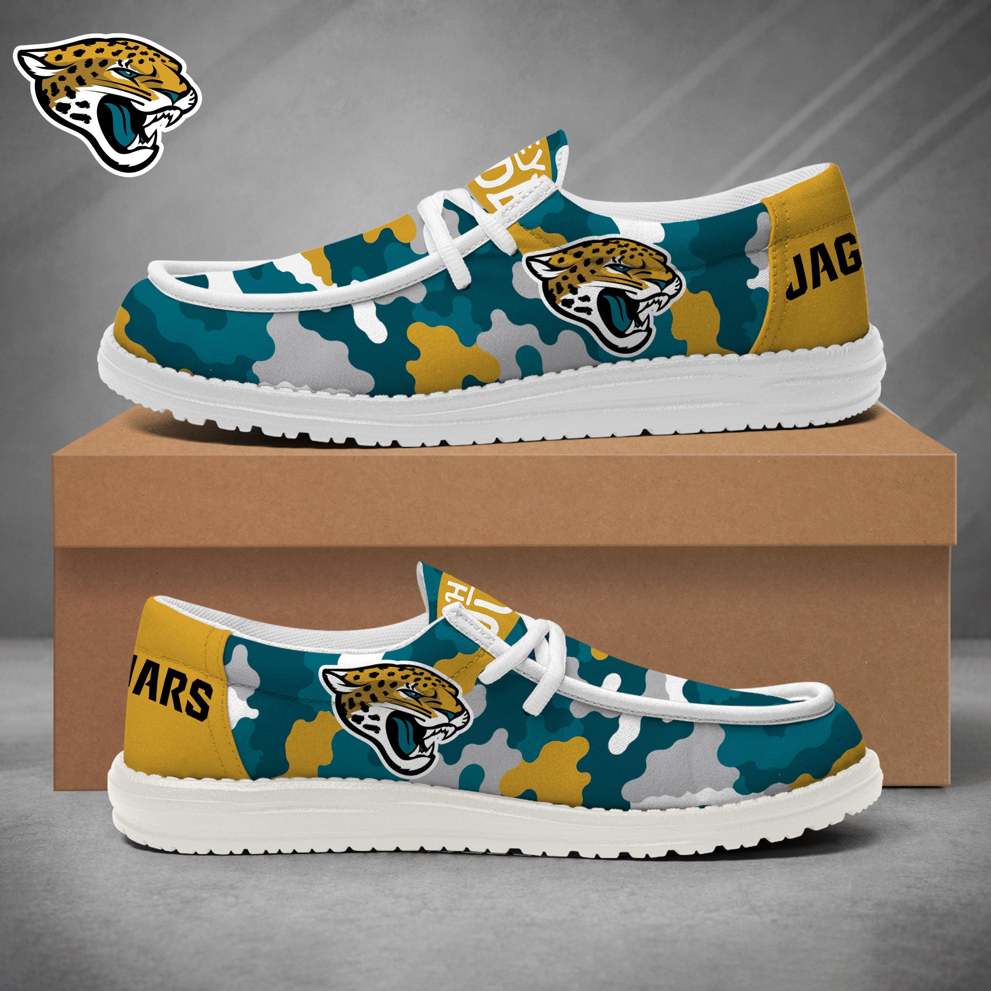 Jacksonville Jaguars Lace Up Loafers 2026
