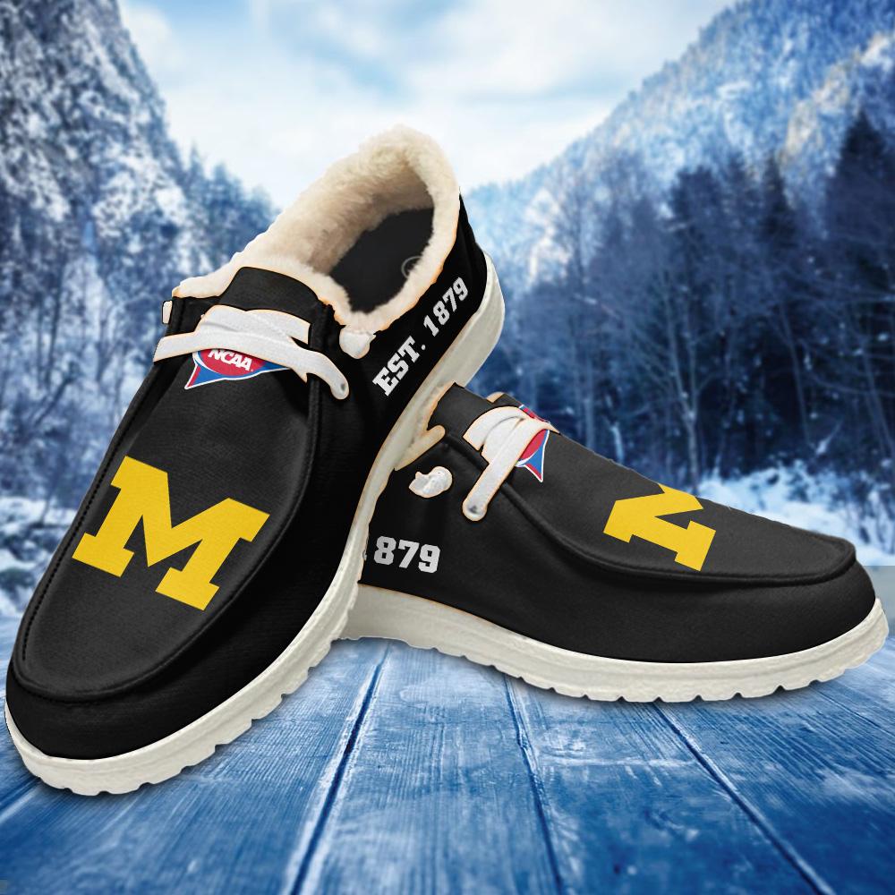 Michigan Wolverines Lace Up Loafers 2026