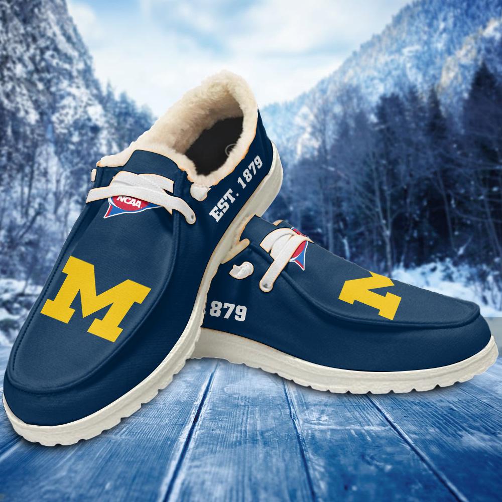 Michigan Wolverines Lace Up Loafers 2026