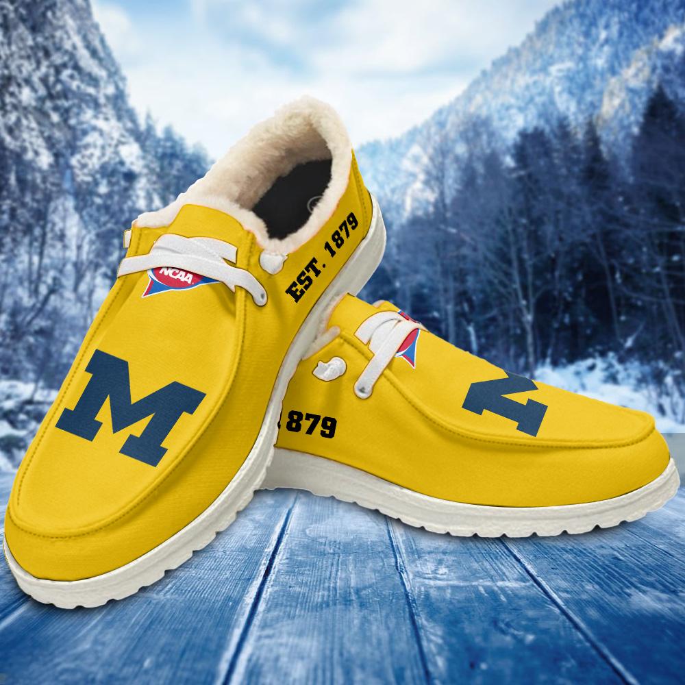 Michigan Wolverines Lace Up Loafers 2026