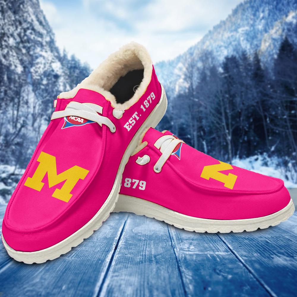 Michigan Wolverines Lace Up Loafers 2026