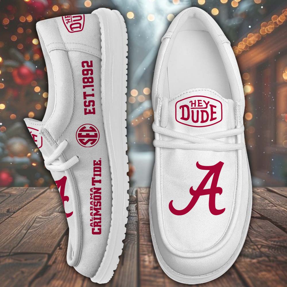 Alabama Crimson Tide Lace Up Loafers 2026