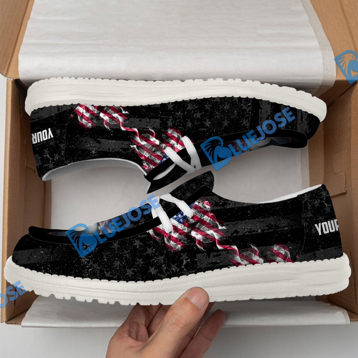Billiards Ball 8 Pool Smoke US Flag Lace Up Loafers 2026