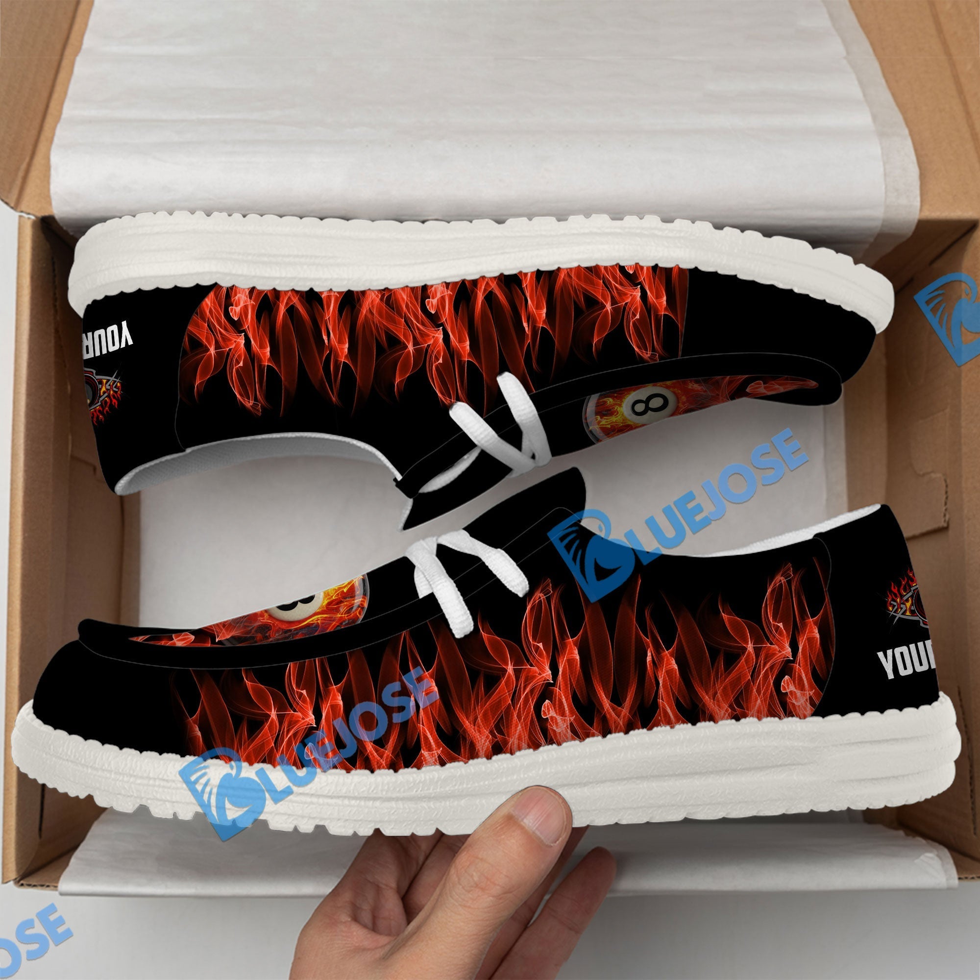 Billiards 8 Heavenly Flame Lace Up Loafers 2026