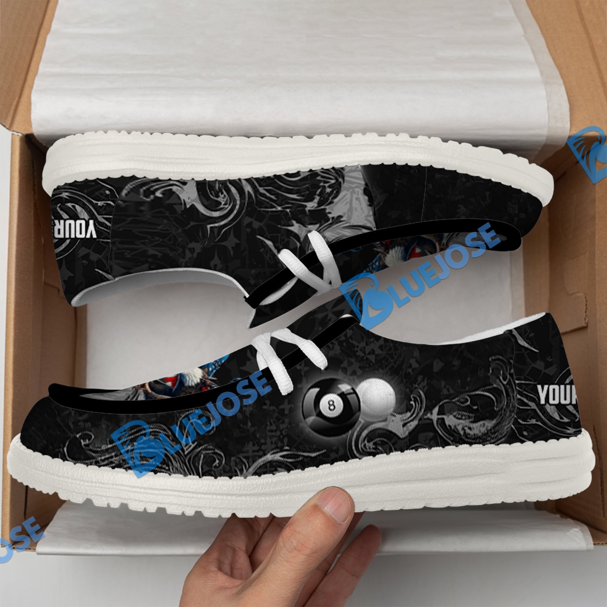 Billiards 8 Ball Almighty American Eagle Lace Up Loafers 2026