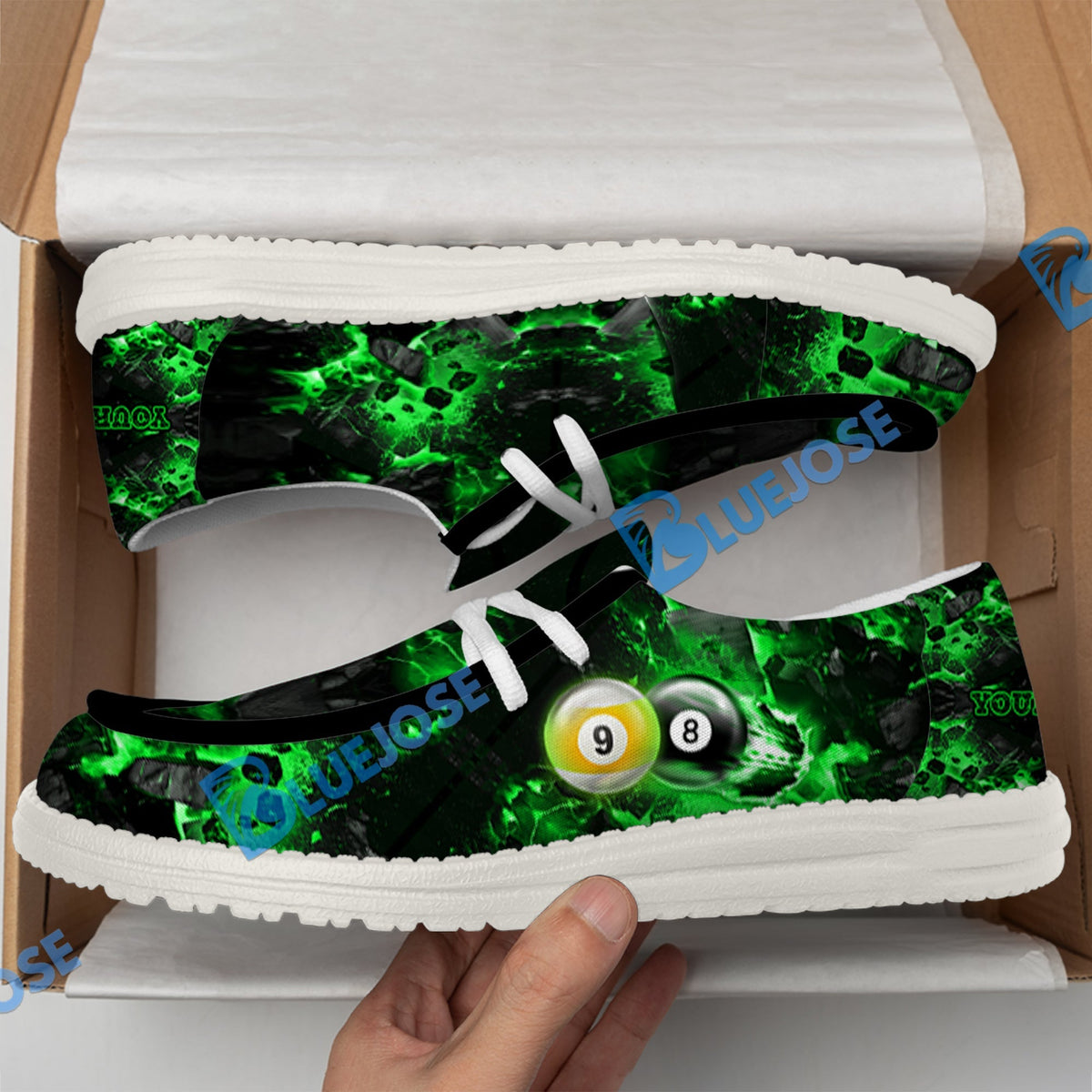 Billiards Ball 8&9 Shoot And Destroy Lace Up Loafers 2026
