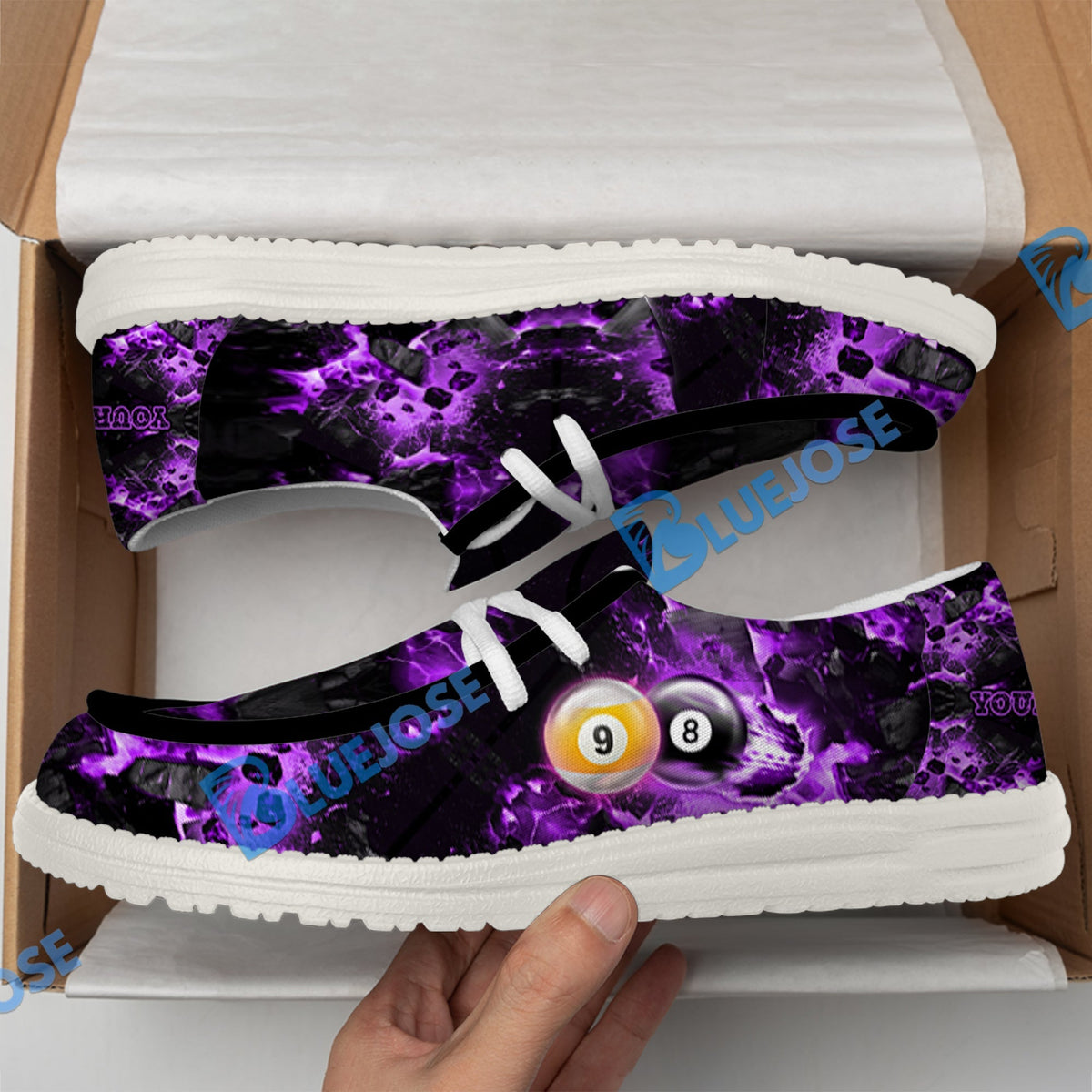 Billiards Ball 8&9 Shoot And Destroy Lace Up Loafers 2026