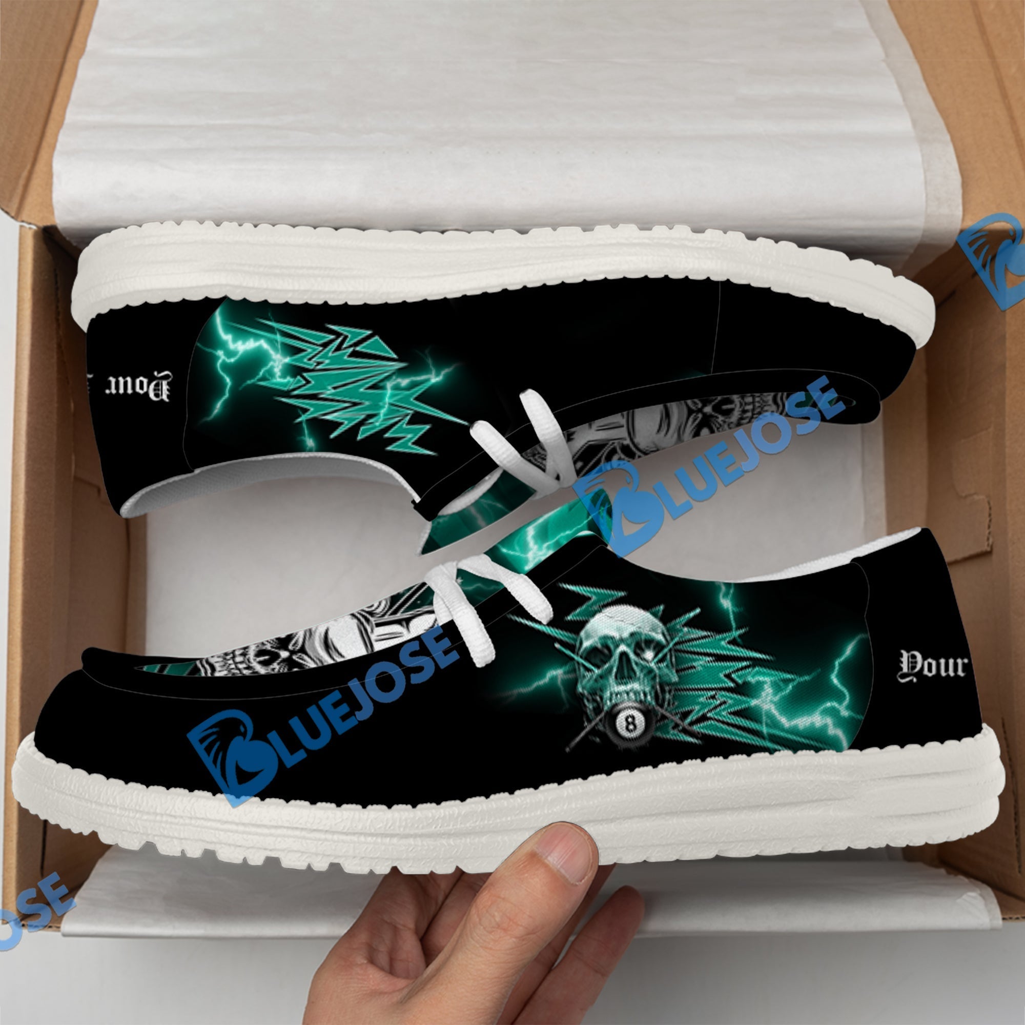 Billiards Ball 8 Deadly Thunder Lace Up Loafers 2026