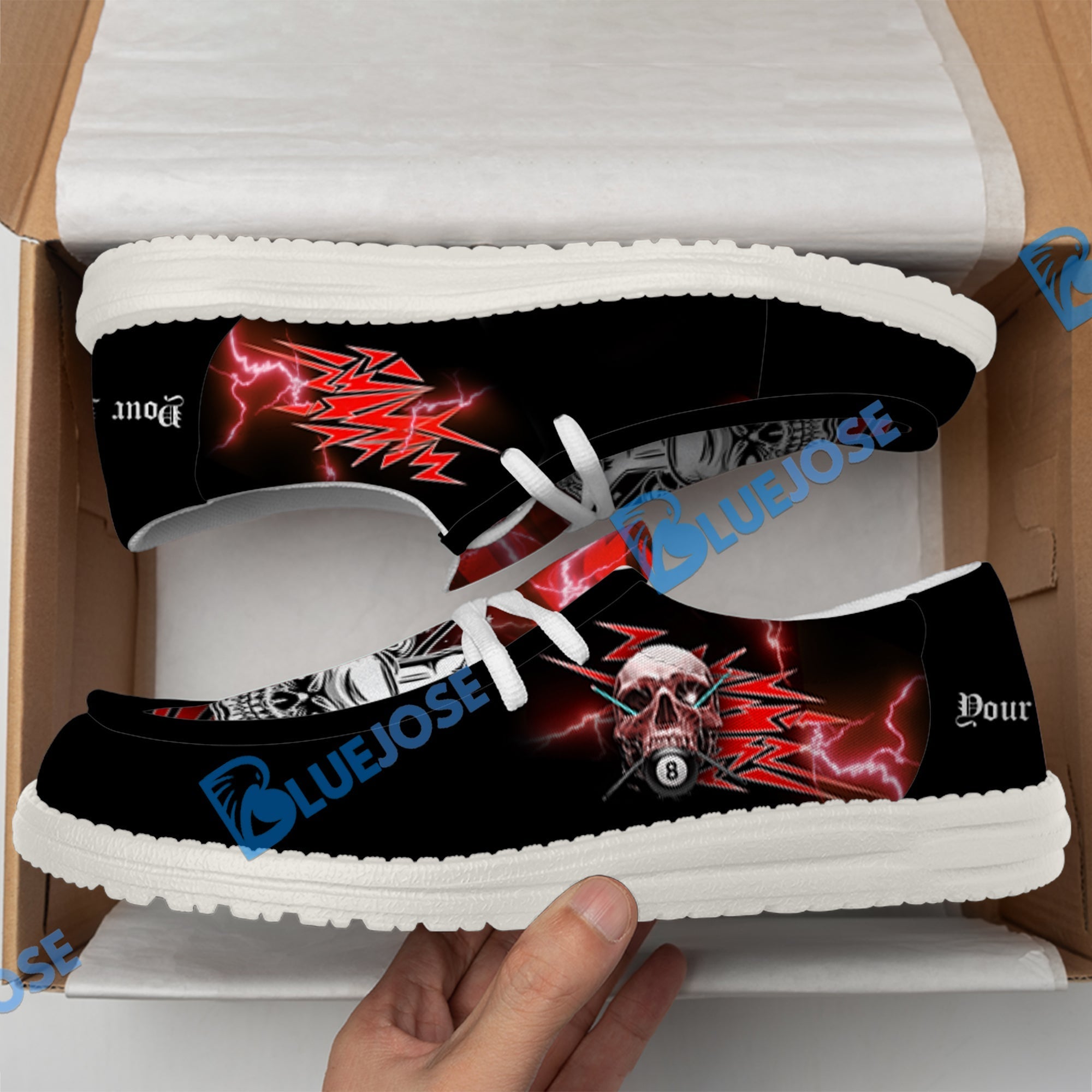 Billiards Ball 8 Deadly Thunder Lace Up Loafers 2026