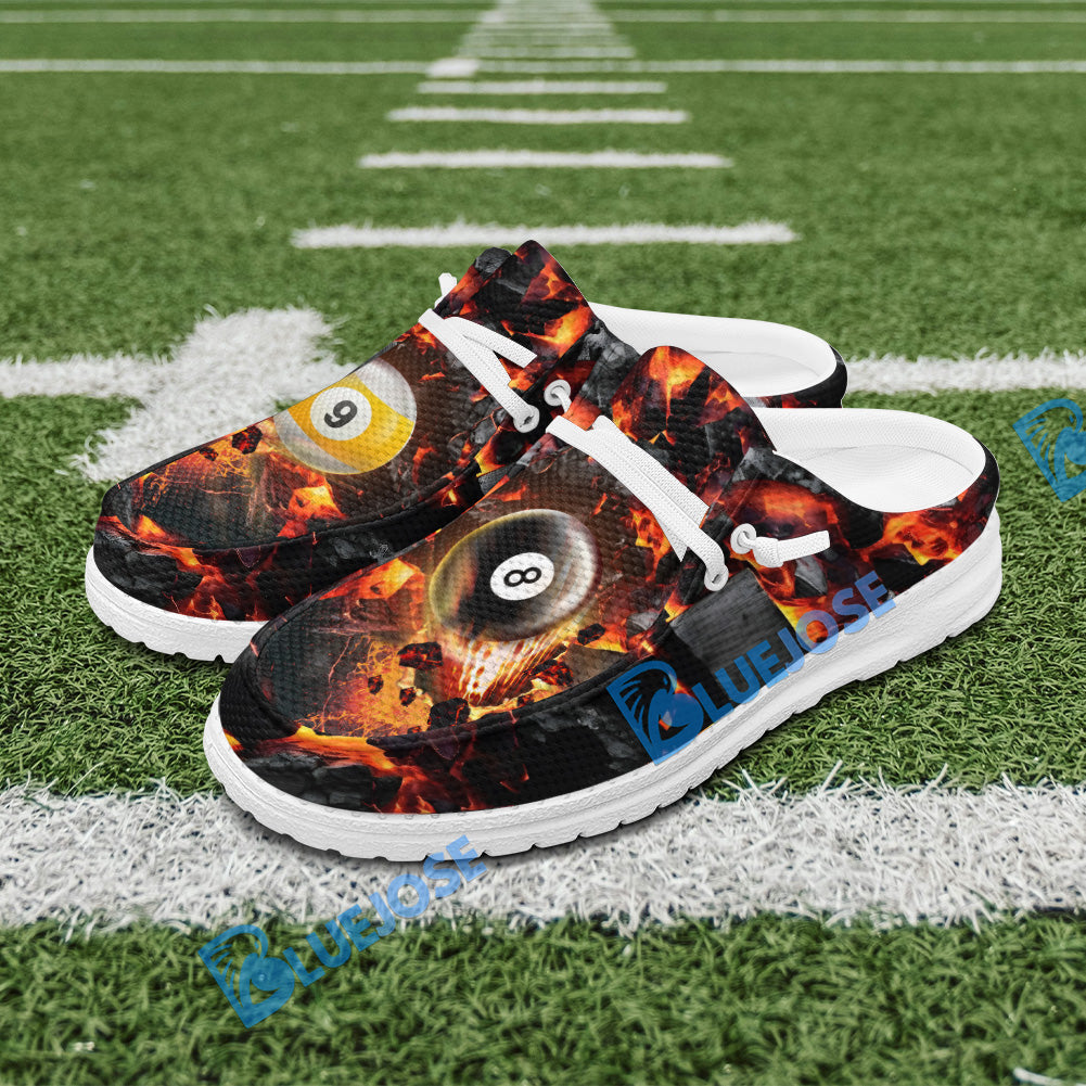 Billiards Ball 8&9 Shoot And Destroy Lace Up Loafers 2026