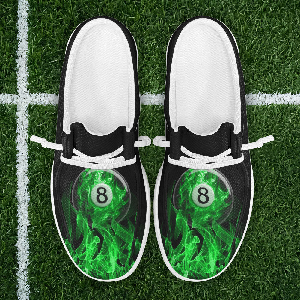 Billiards Ball 8 Heavenly Flame Lace Up Loafers 2026
