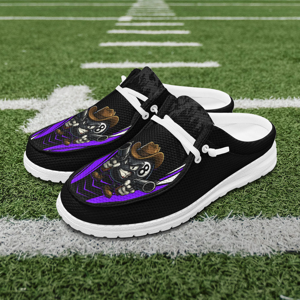 Cowboy 8 Ball Cartoon Style Lace Up Loafers 2026