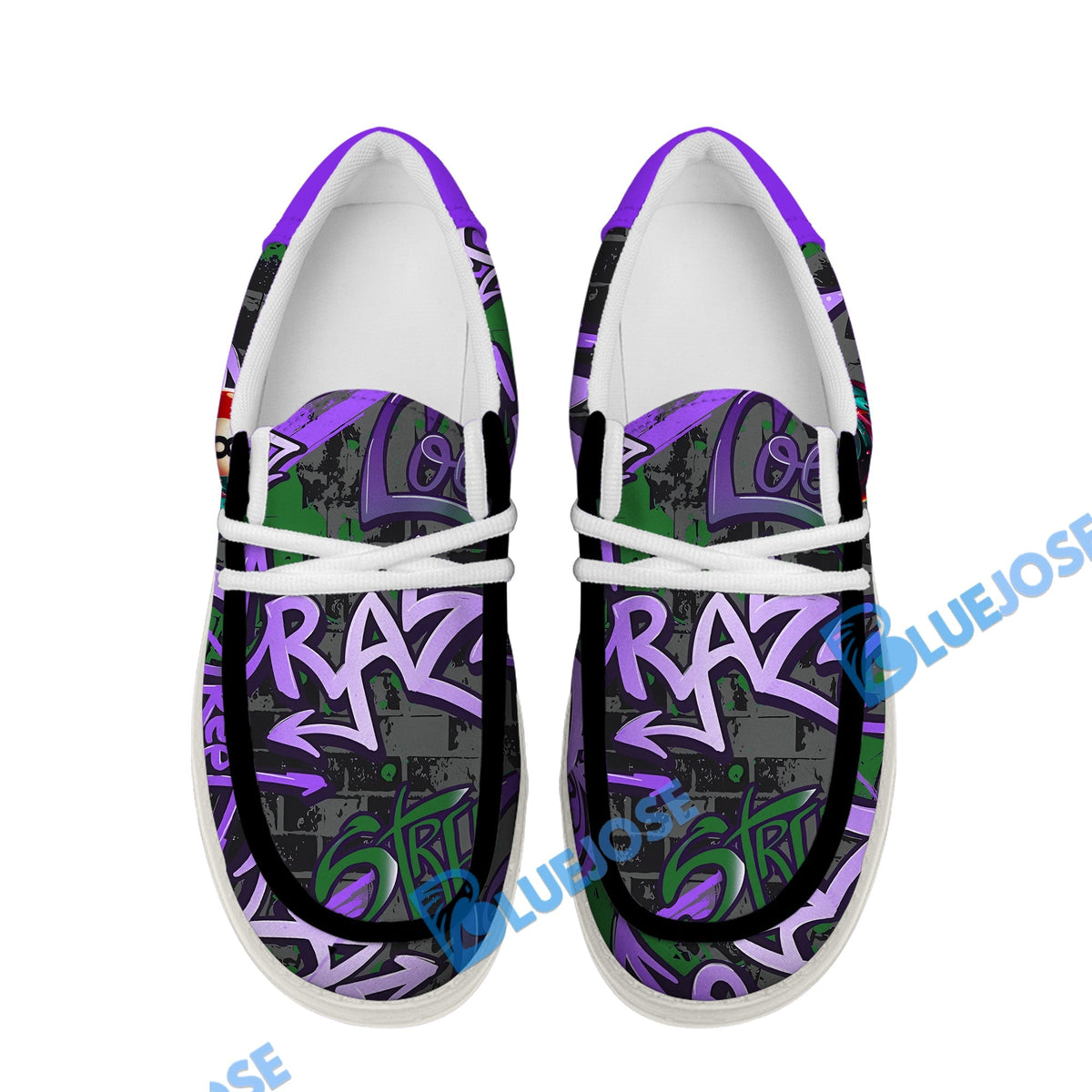 Billiards Ball 8 Graffiti Street Lace Up Loafers 2026