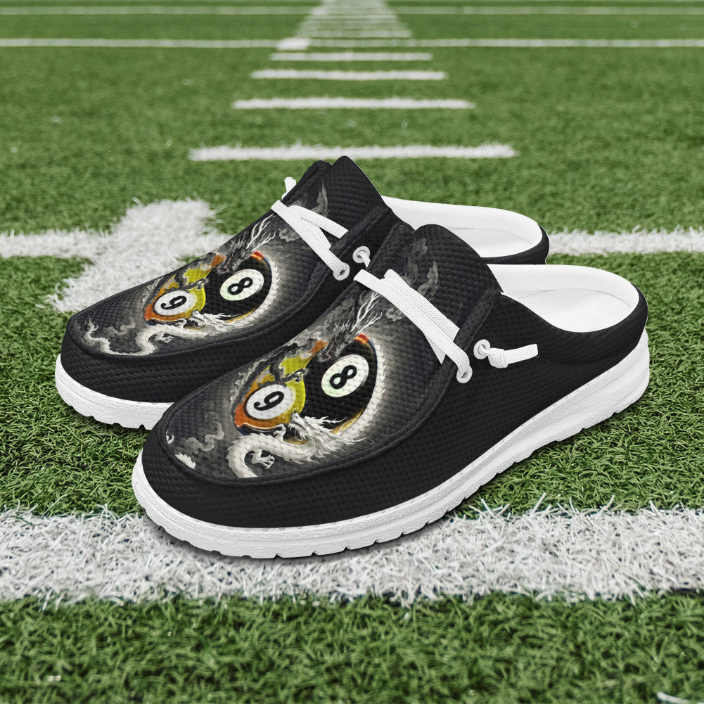 Billiards 8 And 9 Ball Dragon Couple Lace Up Loafers 2026