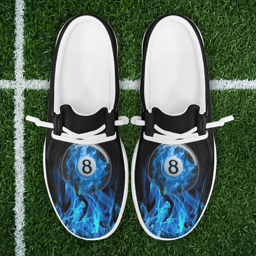 Billiards Ball 8 Heavenly Flame Lace Up Loafers 2026