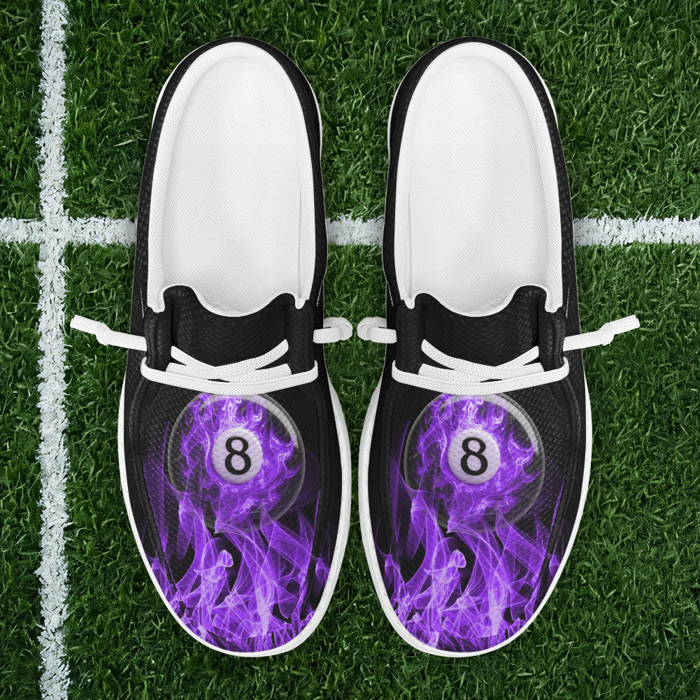 Billiards Ball 8 Heavenly Flame Lace Up Loafers 2026