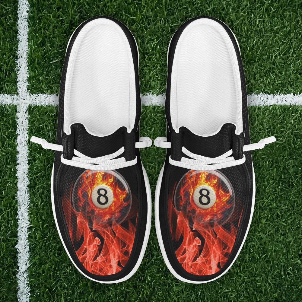 Billiards Ball 8 Heavenly Flame Lace Up Loafers 2026