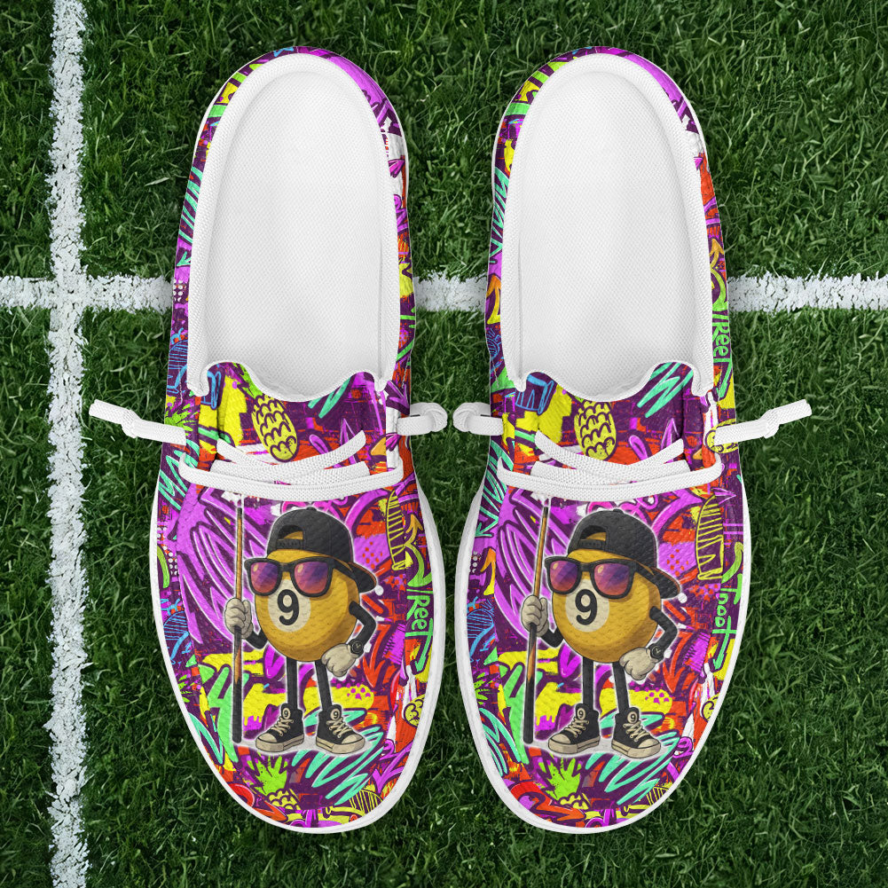 Ball 9 Beer Crown Pool Tee Funny Bar Lace Up Loafers 2026