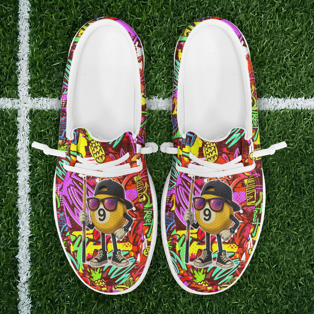 Ball 9 Beer Crown Pool Tee Funny Bar Lace Up Loafers 2026