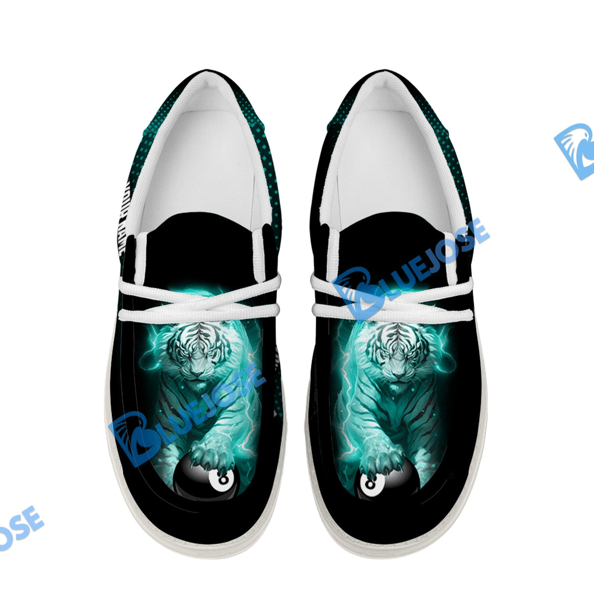 Billiards Ball 8 Thunder Tiger Lace Up Loafers 2026