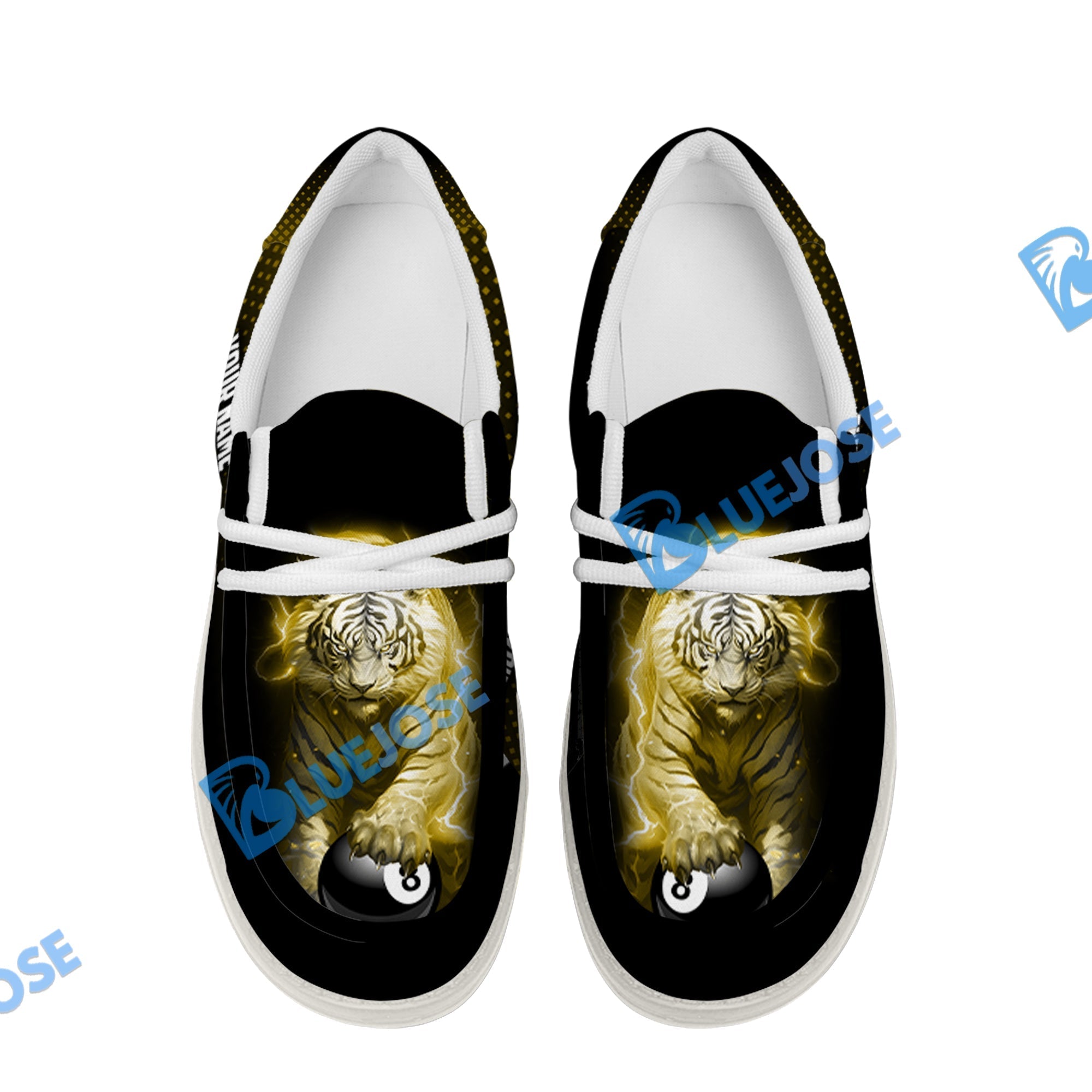 Billiards Ball 8 Thunder Tiger Lace Up Loafers 2026