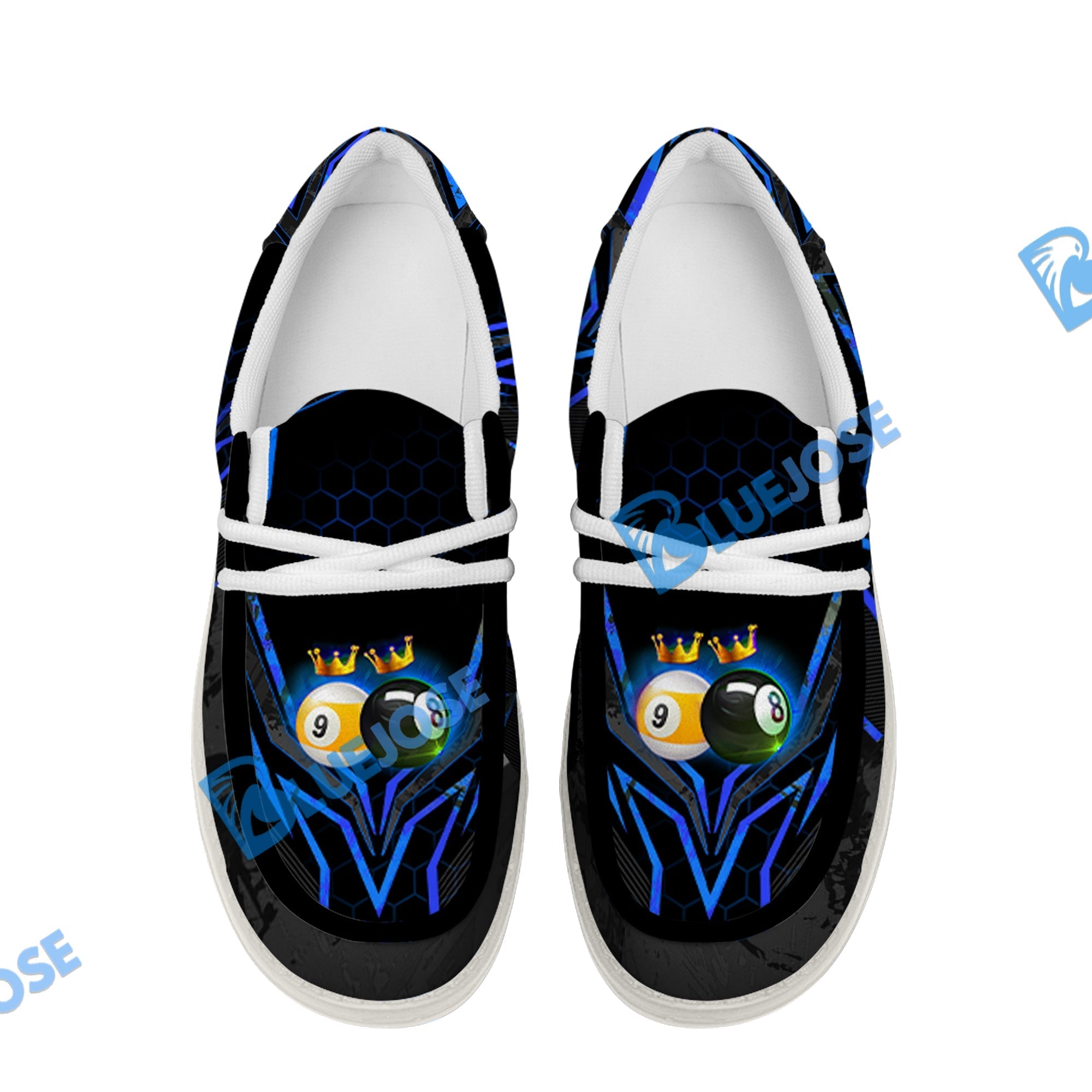 Billiards King 8 Ball & 9 Ball Lace Up Loafers 2026