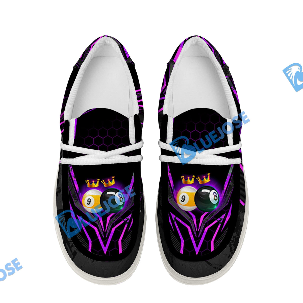 Billiards King 8 Ball & 9 Ball Lace Up Loafers 2026