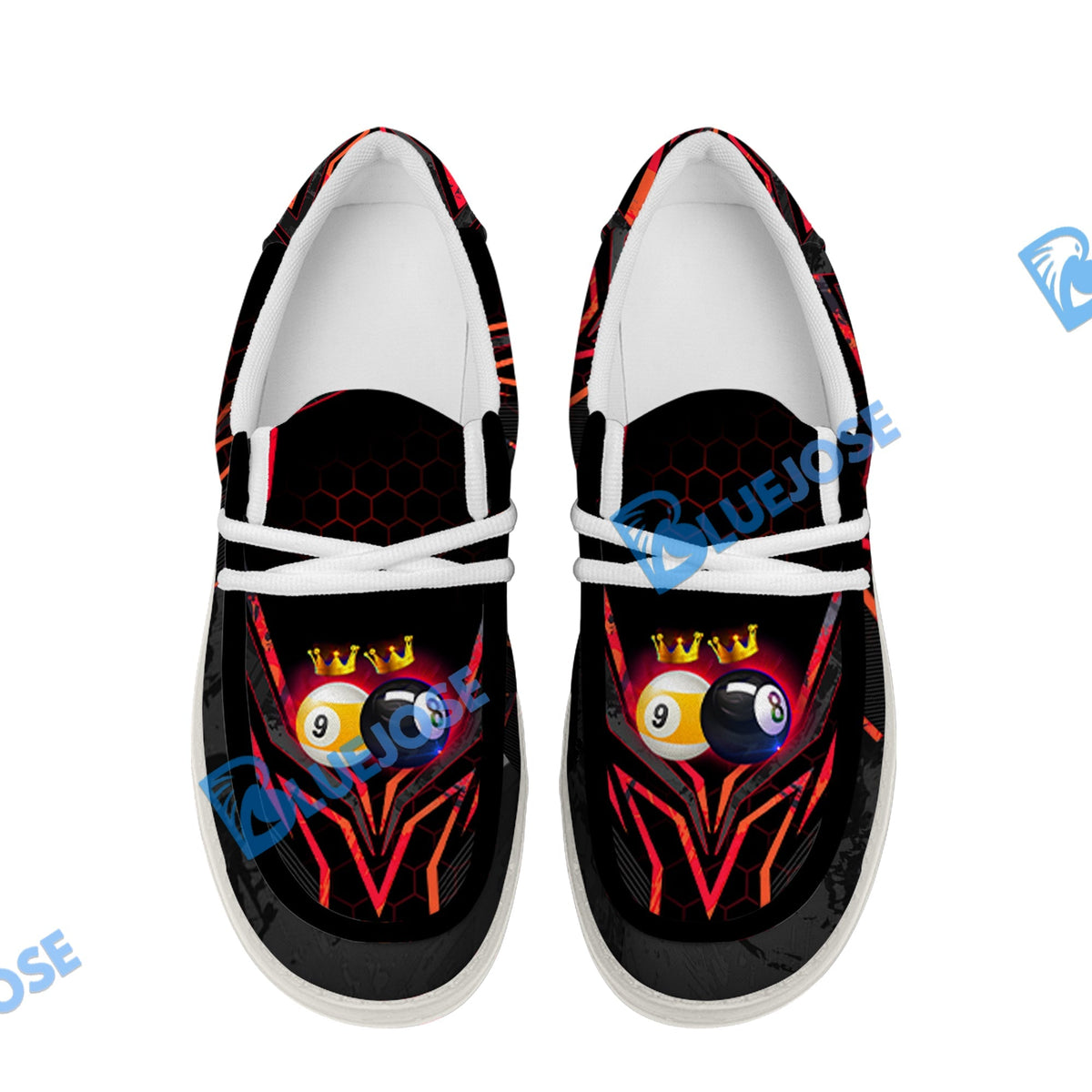 Billiards King 8 Ball & 9 Ball Lace Up Loafers 2026