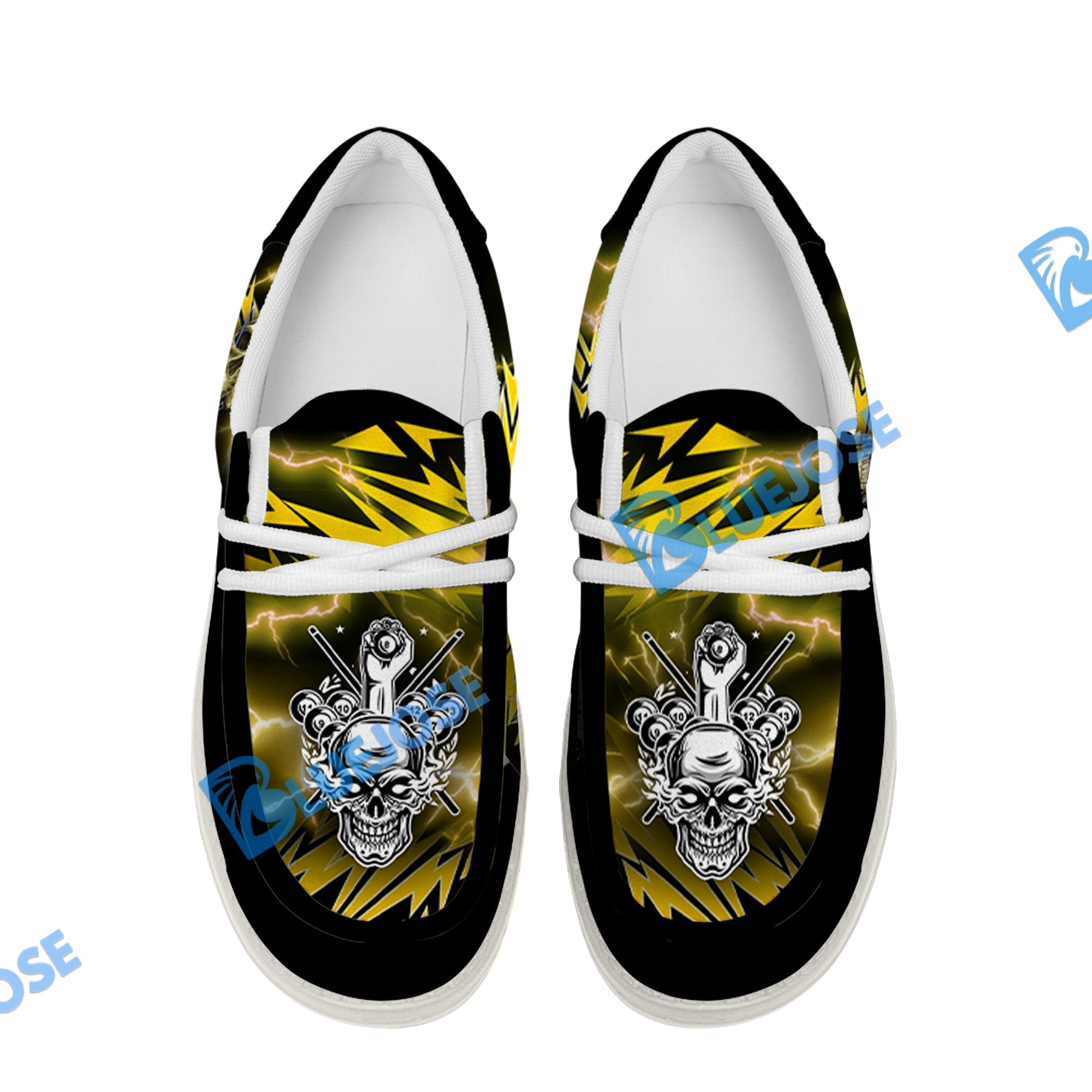 Billiards Ball 8 Deadly Thunder Lace Up Loafers 2026
