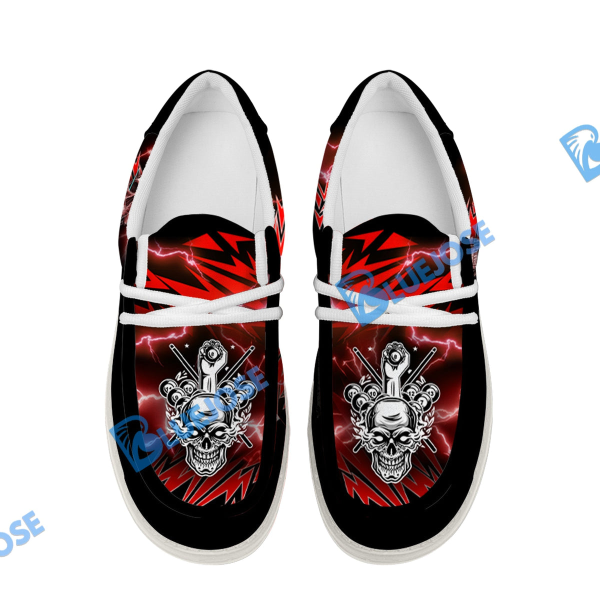 Billiards Ball 8 Deadly Thunder Lace Up Loafers 2026