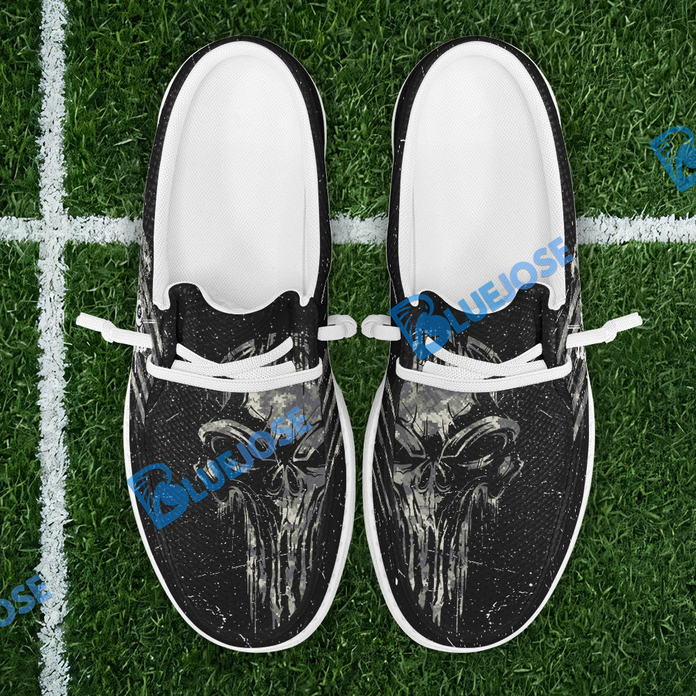 Billiards Ball 8 Camo Punisher Skin Lace Up Loafers 2026