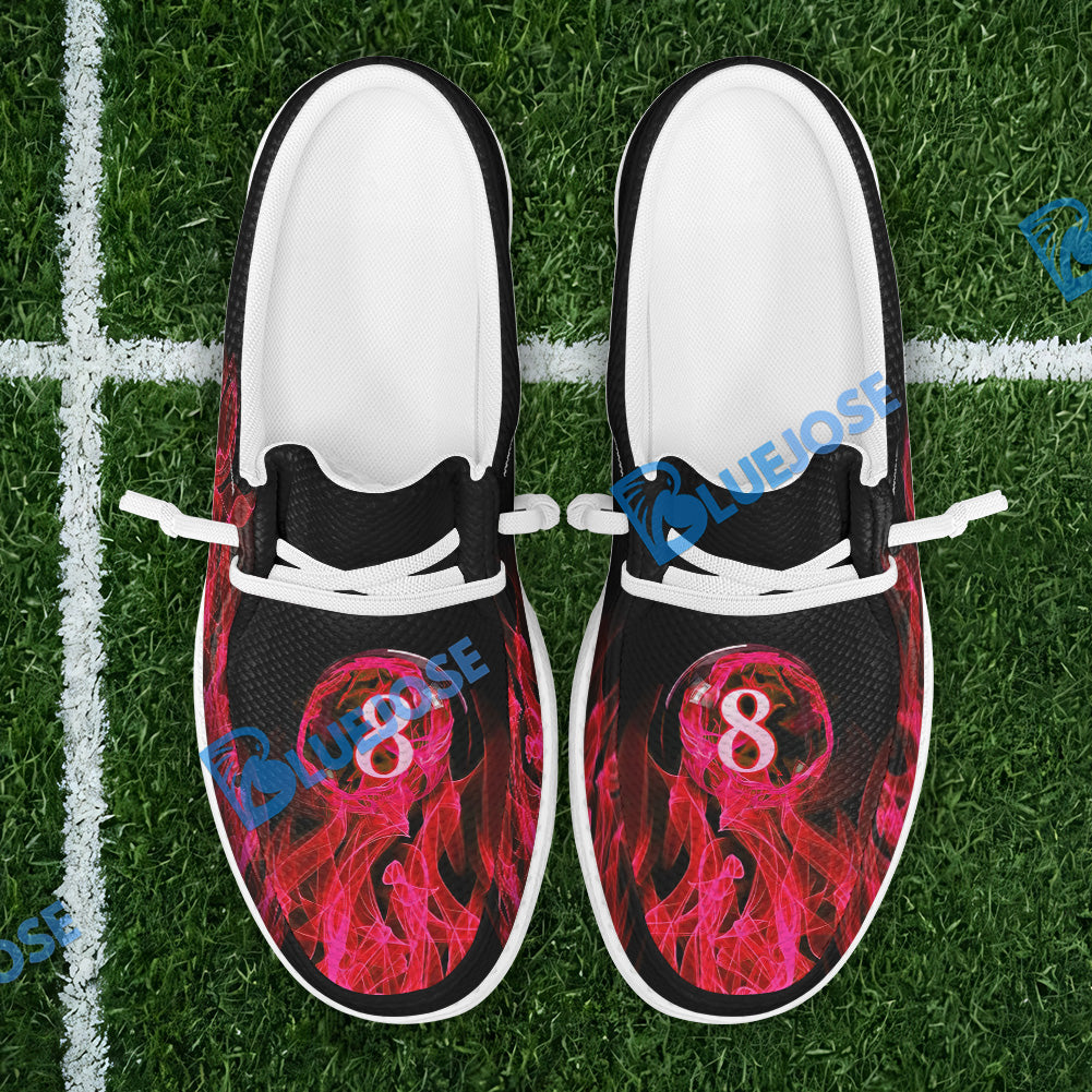 Billiards Ball 8 Heavenly Flame Lace Up Loafers 2026