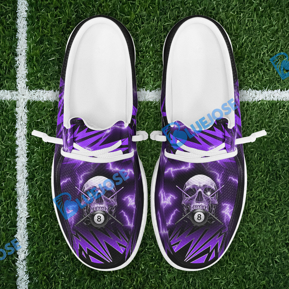 Billiards Ball 8 Deadly Thunder Lace Up Loafers 2026
