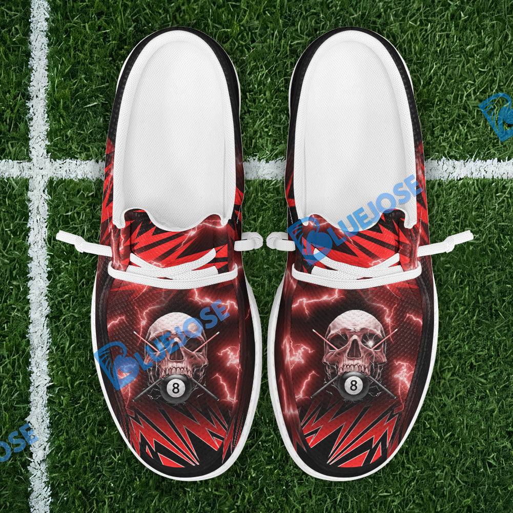 Billiards Ball 8 Deadly Thunder Lace Up Loafers 2026