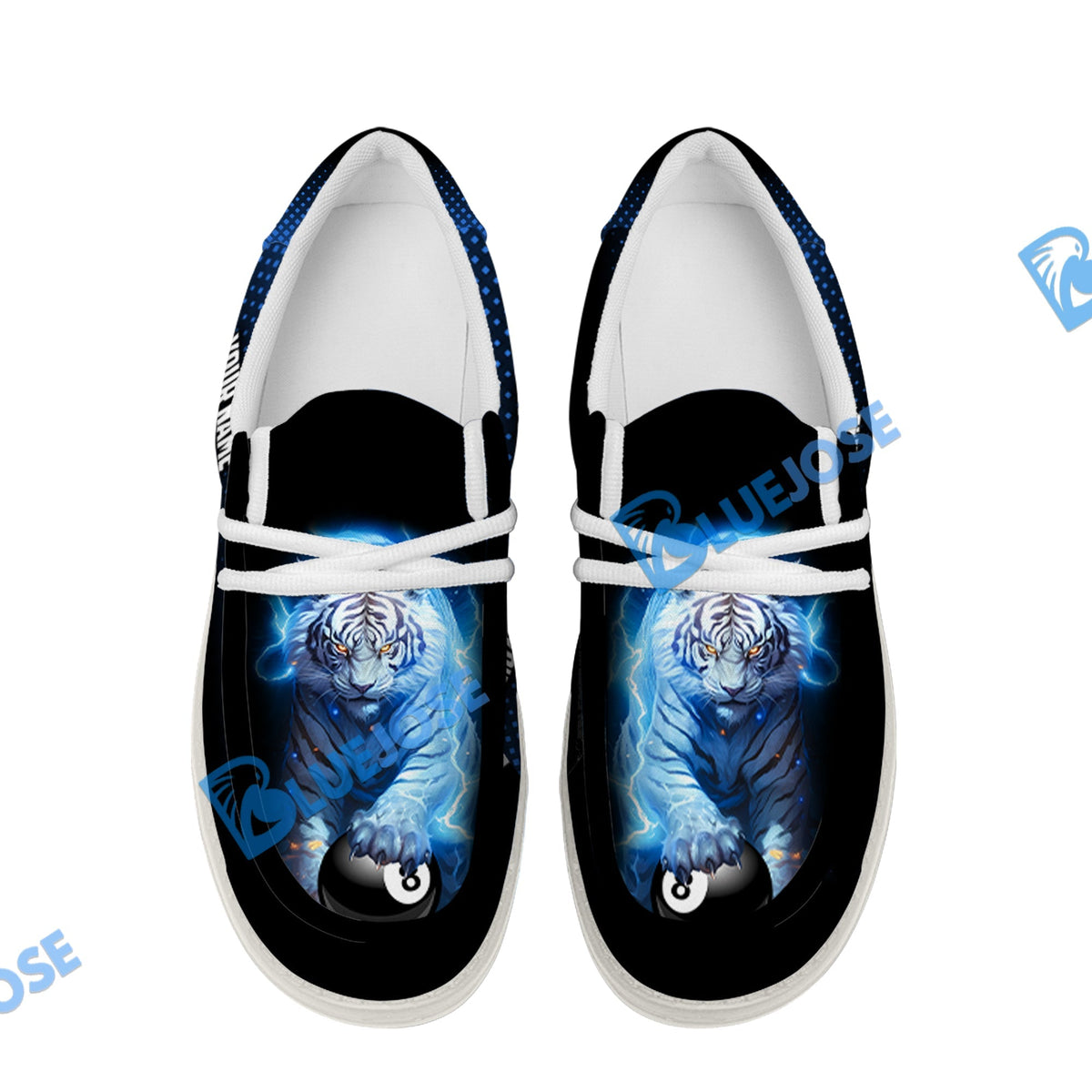 Billiards Ball 8 Thunder Tiger Lace Up Loafers 2026