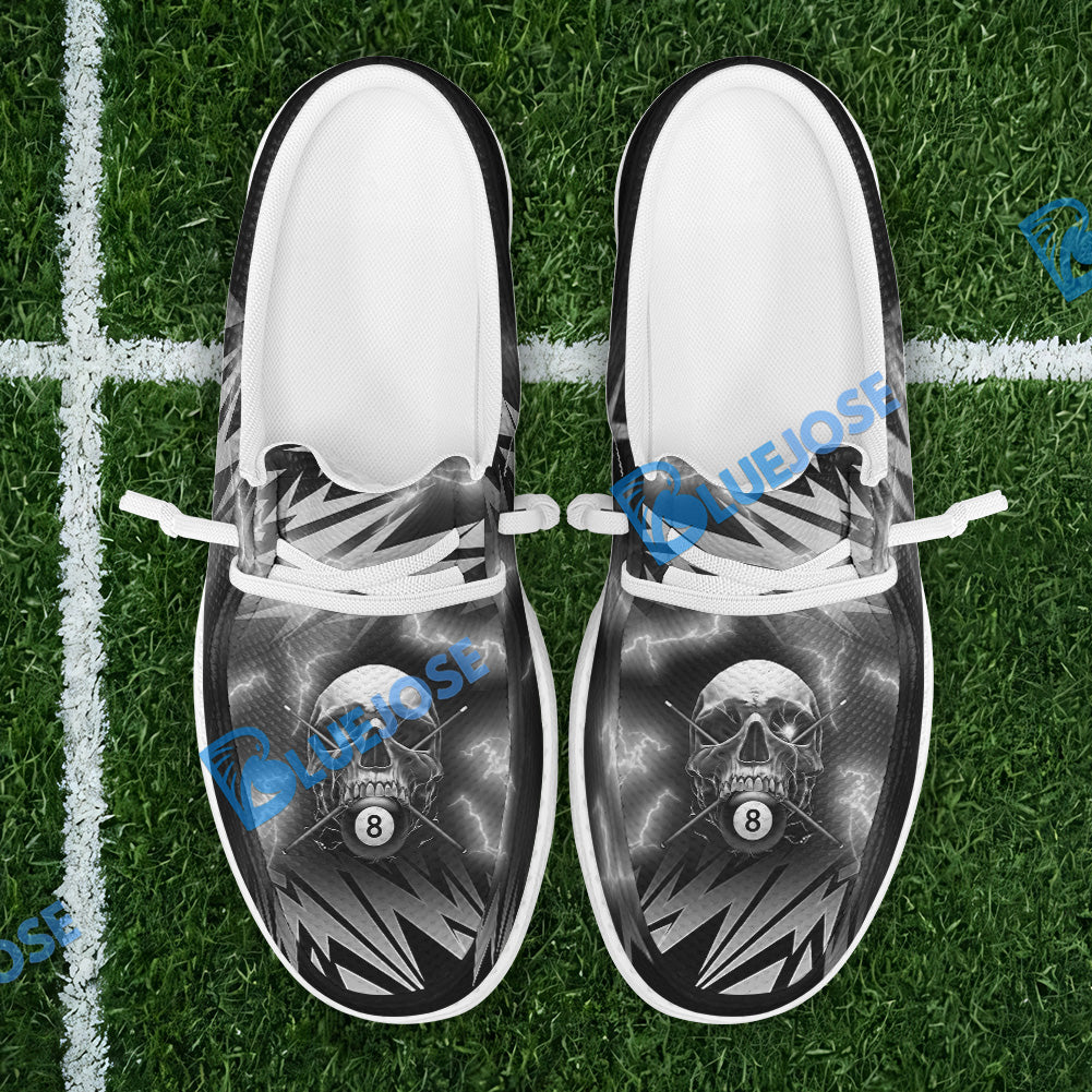 Billiards Ball 8 Deadly Thunder Lace Up Loafers 2026