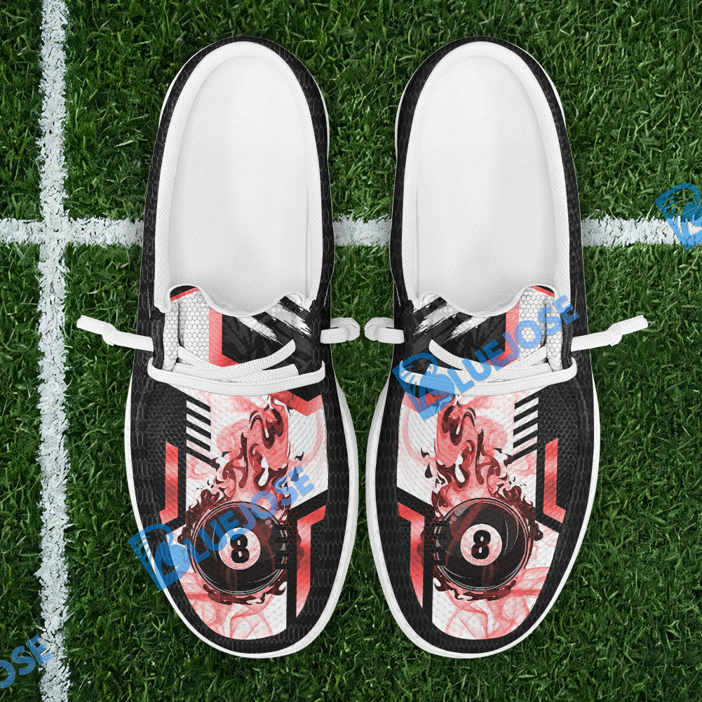 Billiards 8 Ball Line Smoke Lace Up Loafers 2026