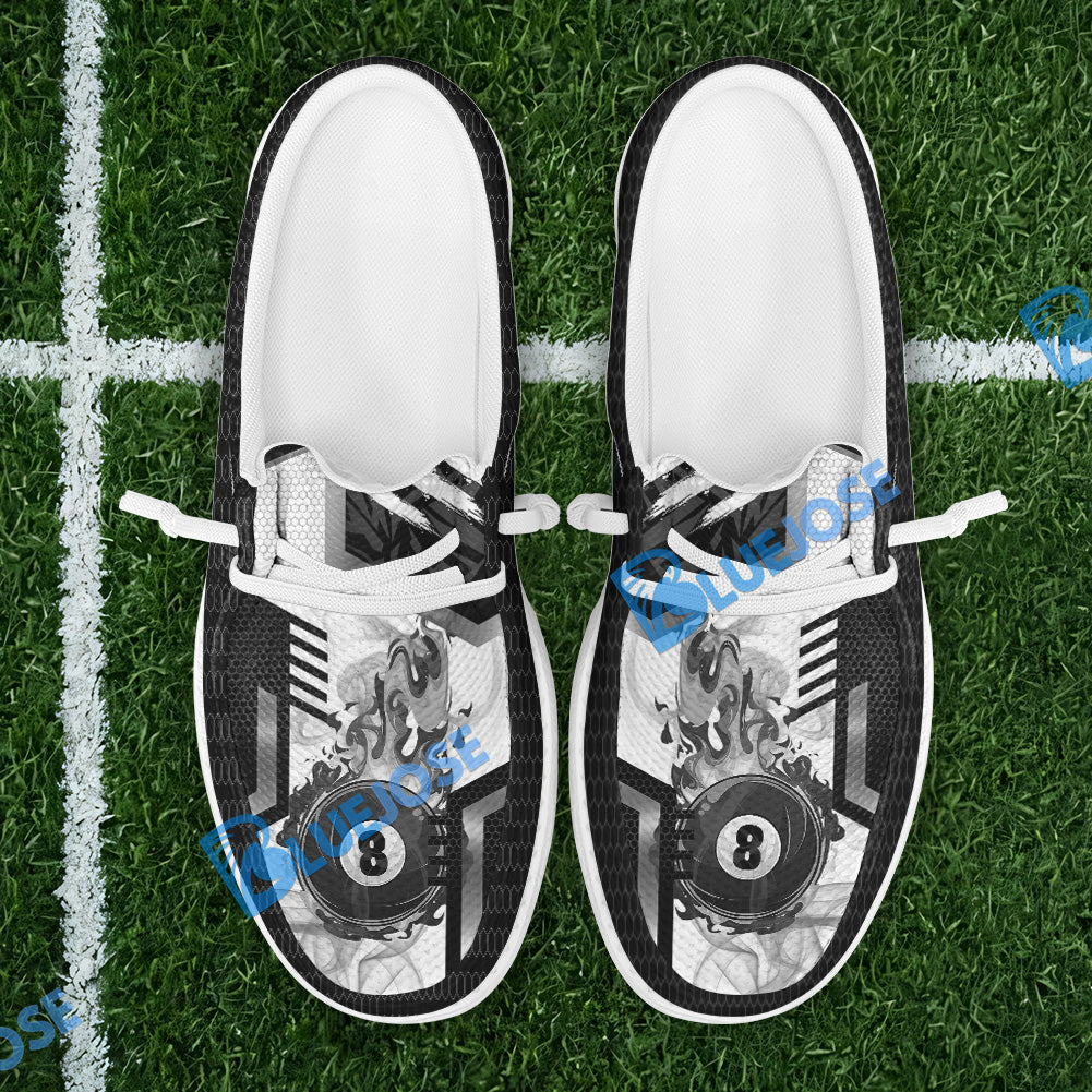 Billiards 8 Ball Line Smoke Lace Up Loafers 2026