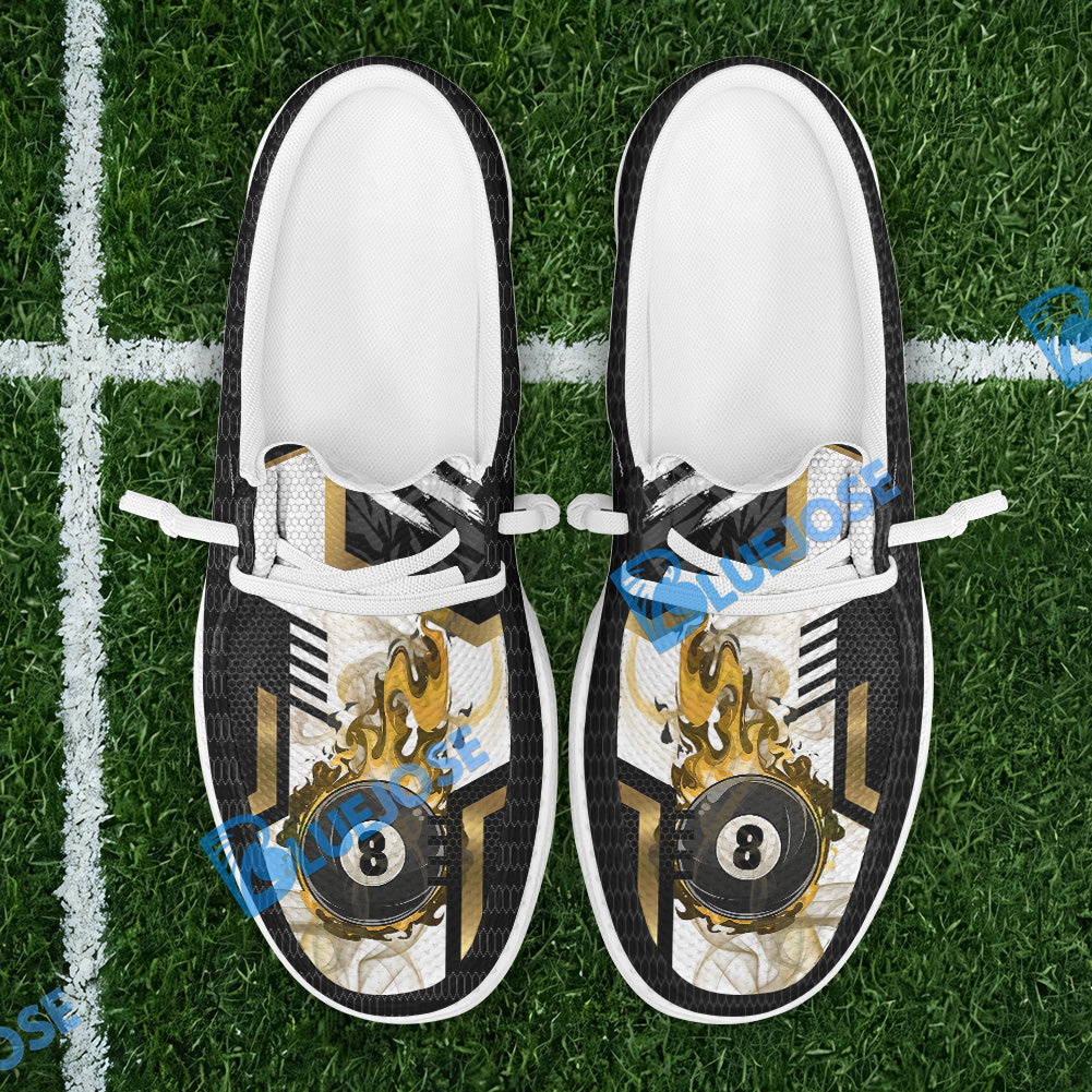 Billiards 8 Ball Line Smoke Lace Up Loafers 2026