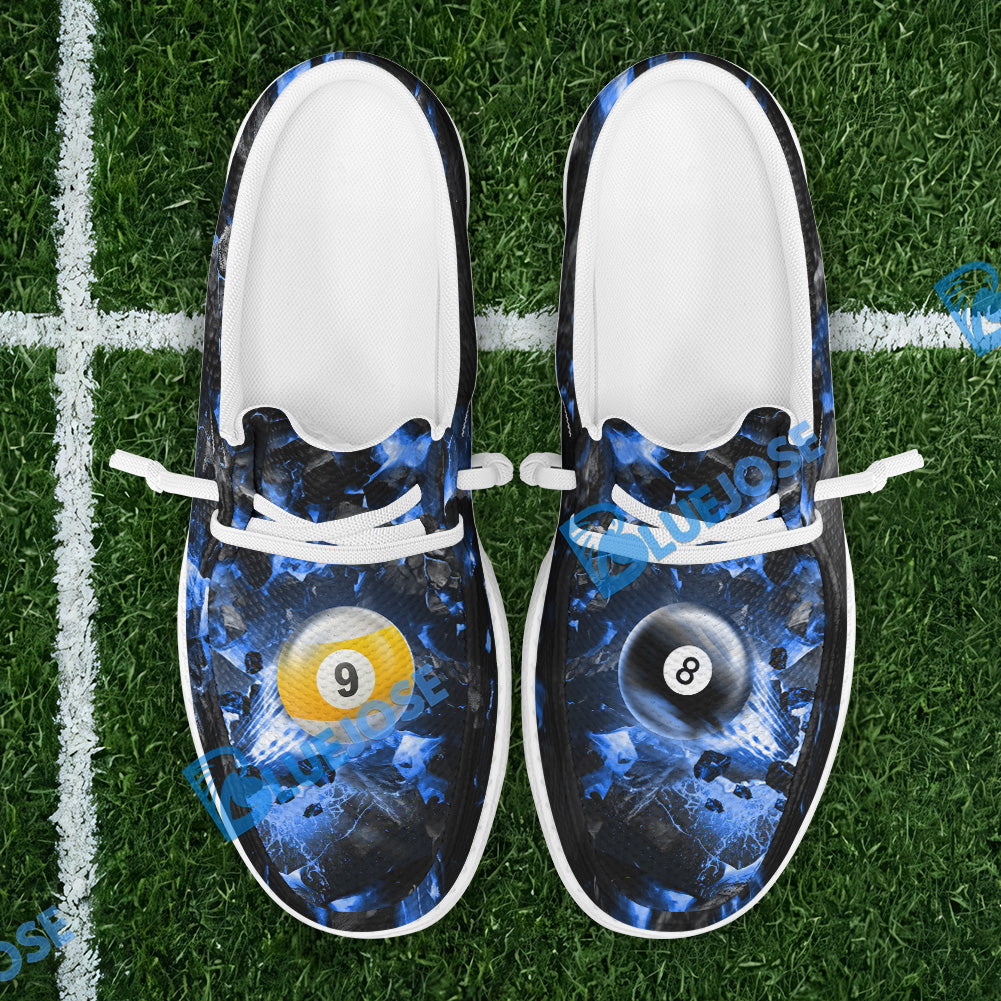 Billiards Ball 8&9 Shoot And Destroy Lace Up Loafers 2026