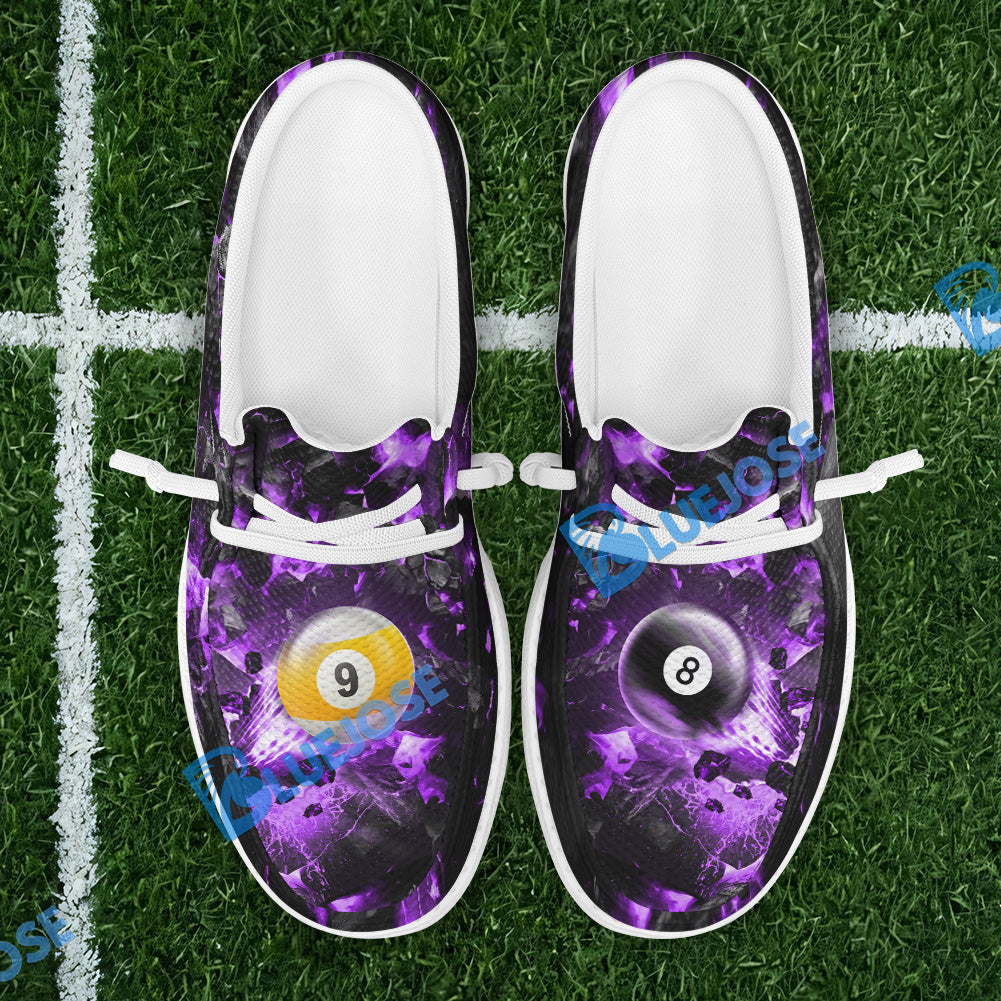 Billiards Ball 8&9 Shoot And Destroy Lace Up Loafers 2026