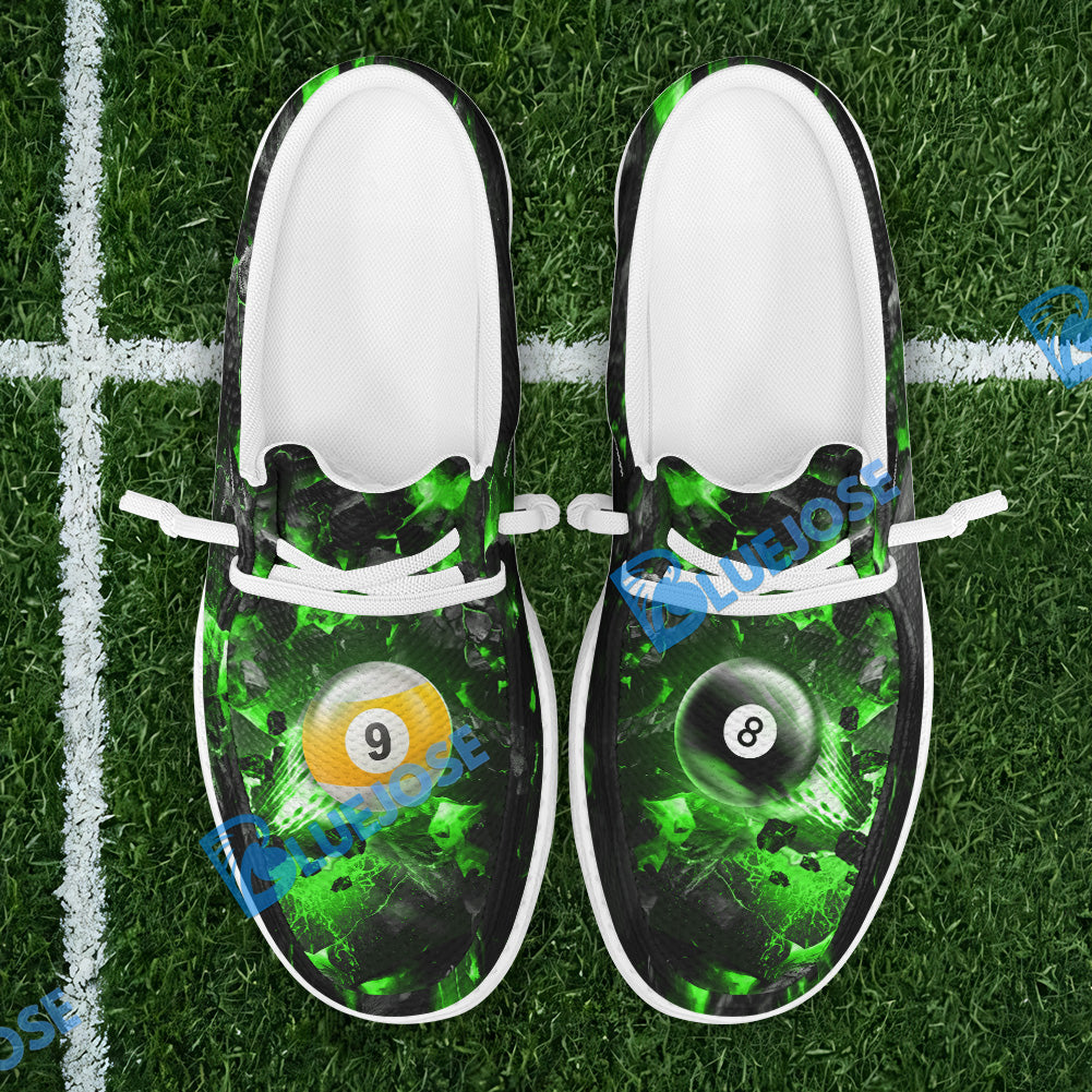 Billiards Ball 8&9 Shoot And Destroy Lace Up Loafers 2026