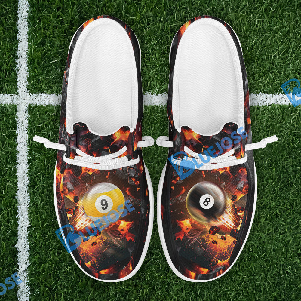Billiards Ball 8&9 Shoot And Destroy Lace Up Loafers 2026
