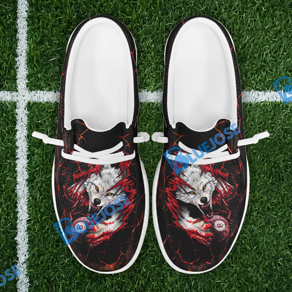 Billiards Ball 8 Bloody Wolf Lace Up Loafers 2026