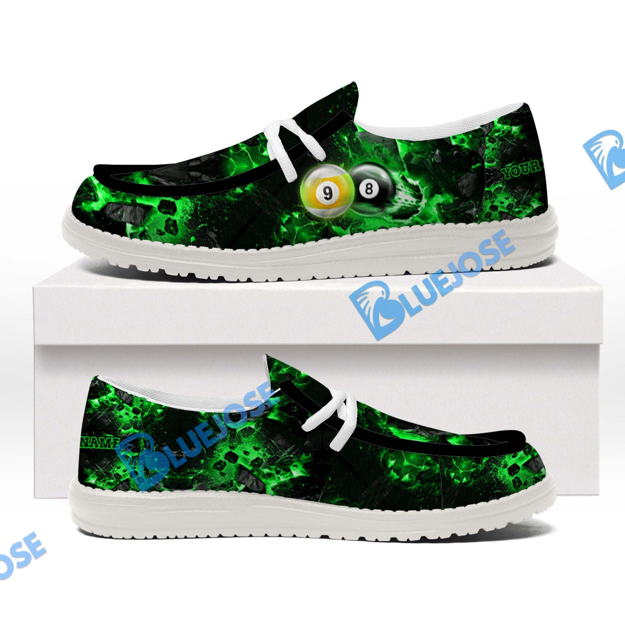 Billiards Ball 8&9 Shoot And Destroy Lace Up Loafers 2026