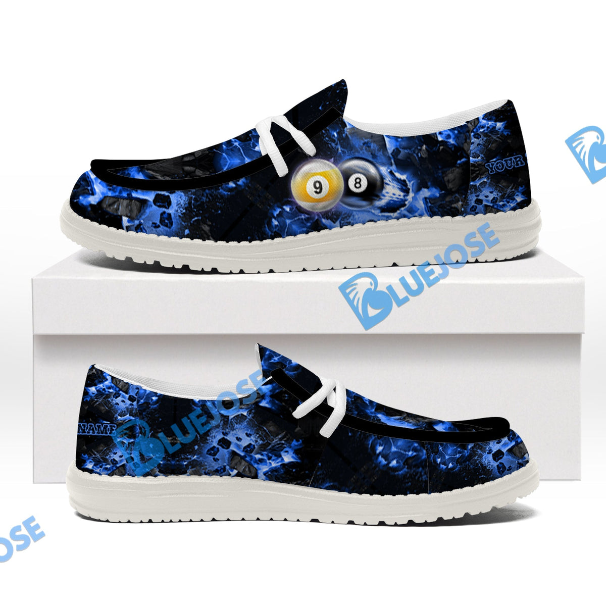 Billiards Ball 8&9 Shoot And Destroy Lace Up Loafers 2026