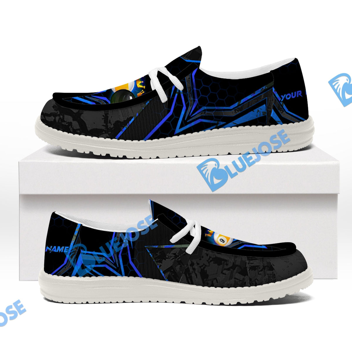 Billiards King 8 Ball & 9 Ball Lace Up Loafers 2026