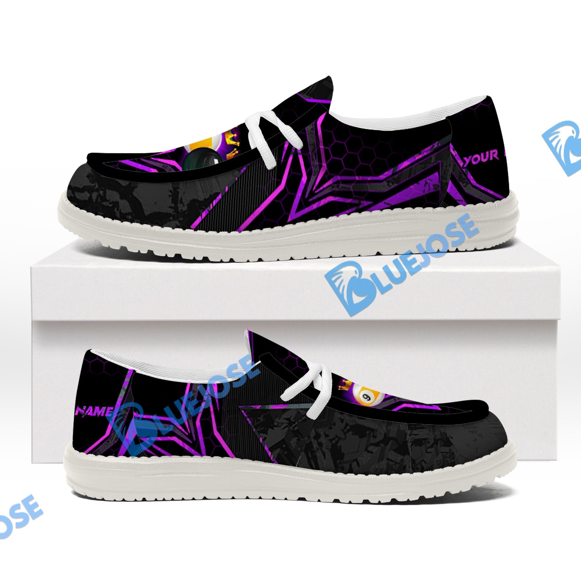 Billiards King 8 Ball & 9 Ball Lace Up Loafers 2026